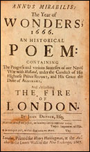 Titlepage of Dryden's Annus Mirabilis