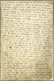 Facsimile of an Entry from the Journal of King Edward VI, 1547.