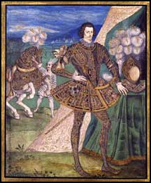 Robert Devereux, Earl of Essex, c. 1587. Attr. to Nicholas Hilliard. NPG