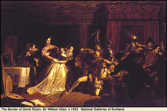 The Murder of David Rizzio by Sir William Allan