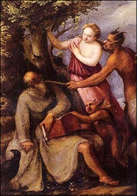Giuseppe Caletti, Temptation of St. Anthony, early 17th century.