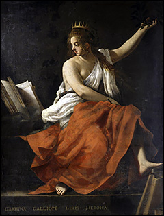 Giovanni Baglione. Calliope, Muse of Eloquence. 1620. The Louvre.