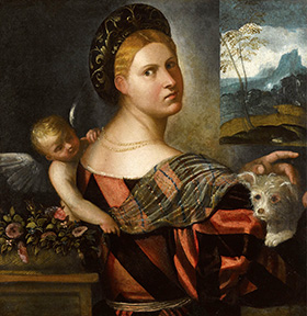 Circle of Giovanni Cariani, mid 16th-c. Sold at Sotherby's 5 December 2025