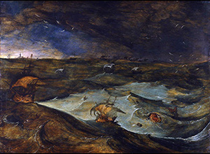 Joos de Momper, Storm at Sea, c1610-1615. Kunsthistorisches Museum, Vienna