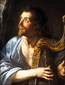 Jacob Jordaens, David Playing the Harp, 17th century.