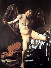 Caravaggio (1573-1610). Amor Victorious. 