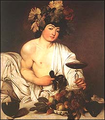 Caravaggio. Bacchus. 1597.