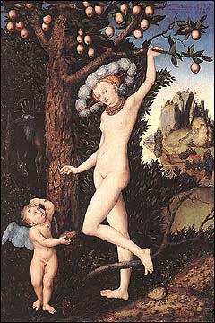 Lucas Cranach I (1472-1553). Cupid Complaining to Venus.