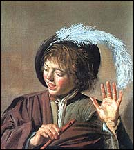 Frans Hals.  Boy with a Flute. 1627.