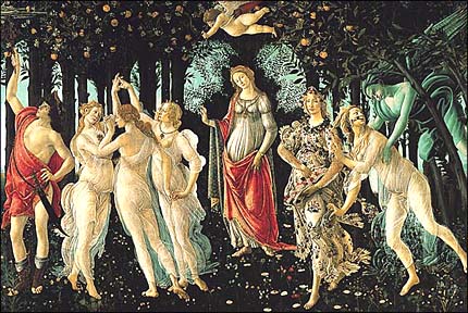 Botticelli.  Primavera. 1477-80.