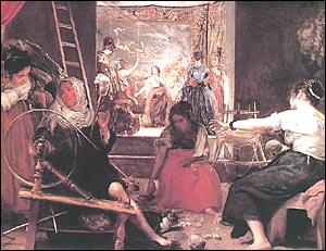 Velazquez. Las Hilanderas (The Spinners). c. 1657