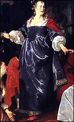 Abraham van den Tempel: The town of Leyden receives the cloth industry. 1651.