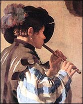 Hendrick Terbrugghen. The Flute Player, 1621