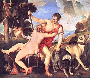 Titian. Venus and Adonis 1554.